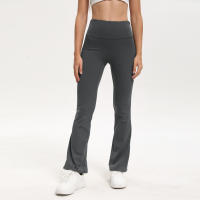 Leggings de Yoga de Pierna Ancha y Alta Ropa de Gimnasio de Cintura Alta con Bolsillos para Mujeres - details 4