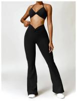 Conjunto de Yoga para Mujeres 2 Piezas Traje de Gimnasio Ropa Deportiva Sujetador de Cintura Alta Pantalones Cortos Leggings de Yoga Material de Nylon Adecuado para Primavera/Verano - details 21