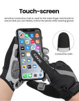 Guantes de invierno de dedo completo, manoplas de ciclismo Themal, a prueba de golpes, engrosados, SBR, Gel de Palma, antideslizantes, pantalla táctil, bicicleta - details 5