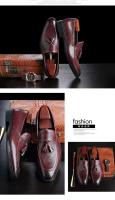 2022- Zapatos formales vietnamitas informales de cuero caliente de uso diario profesional de oficina con diseño de cocodrilo español - details 3