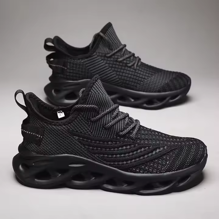 Zapatillas de correr para hombre, zapatillas deportivas transpirables, zapatillas antideslizantes para exteriores, zapatillas para correr cómodas e informales para parejas - 1