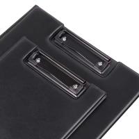 Portapapeles plegable A4 A5, color negro, con hebilla de Clip, carpeta de archivos para conferencias, almohadilla de escritura de cuero PU ultrasuave, suministros de oficina, 1 Uds. - details 24