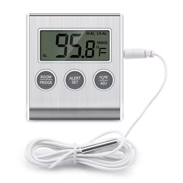 ORIA-termómetro Digital con sonda externa para el hogar, dispositivo para congelador, cocina y restaurantes - 1