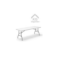 Mesa Plegable Portátil Multifuncional, 180x74x74cm, Imitación Madera, Marrón - details 11