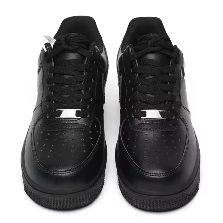 Zapatillas Clásico Blanco Negro AF1 Zapatillas Casual Hombre y Mujer al Aire Libre - 1