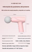 Nueva Mini pistola de fascia USB portátil para el hogar, pequeña pistola de masaje de relajación muscular, masajeador de fitness, regalo - details 0