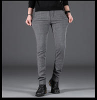 Pantalones Chinos para Hombres de Moda Primavera 2025 Estampado a Cuadros, Ajuste Delgado, Pie Small, Pantalones Largos - details 0