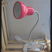 Lámpara de Clip para dormitorio, luz de lectura de libros portátil, abrazadera blanca y rosa en escritorio, mesa, litera, armario, iluminación del hogar, color negro y azul - details 6