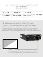 KGUSS DAC-K3 PRO TPA6120A2 ESS9018K2M Mini Hifi Usb Dac decodificado LME49720NA USB entrada coaxial óptica amplificador de auriculares de Audio - details 1