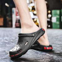 Sandalias de jardín antideslizantes para hombre, zuecos de goma con agujeros, informales, a la moda, novedad de verano, 2021 - details 4