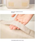 Bolsa De Maquillaje Para Viaje Resistente Al Agua Organizador De Toallitas Neceser Con Gancho Para Baño Almacenamiento De Maquillaje Para Mujeres - details 7