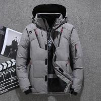 Chaqueta de plumón para hombre, chaqueta gruesa informal de invierno corta para exteriores - details 2
