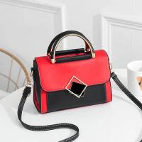 Bolso de Lujo Leten Pequeño Cruzado para Mujer Cartera de Mano con Hebilla de Bloque de Color - details 0