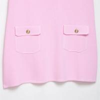 Vestido holgado de punto sin mangas con cuello cuadrado y tirantes, estilo dulce, casual, sencillo, falda corta, novedad de verano, ropa de mujer PB&ZA2025 - details 4