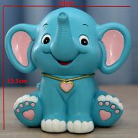 Banco de Monedas Elefante en 4 Colores para Niños y Niñas Regalo de Año Nuevo Decoración de Hogar y Habitación - details 0