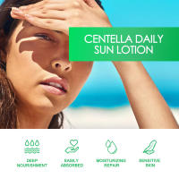 Centella asiática protector solar protección de verano hidratante transparente bloqueo de humedad crema protectora de aislamiento suave - details 2