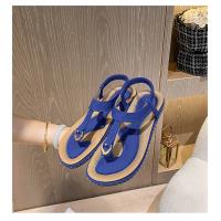 Sandalias Planas para Mujer 2025 Chanclas de Playa con Hebilla Metálica y Bordado - details 20