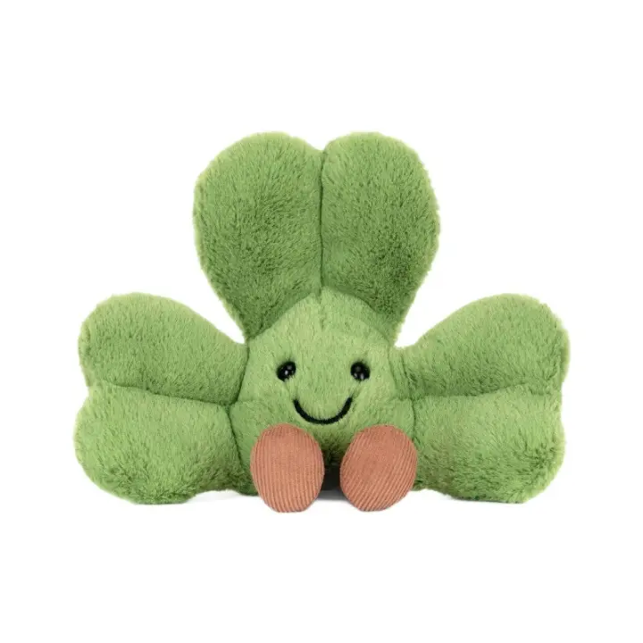 Muñeco De Peluche Original Jelly Cat 11cm De Trébol De Cuatro Hojas Juguete Interactivo Para Perros Y Gatos Decoración De Hogar Regalo De Vacaciones Edición Limitada Para Irlanda - 1