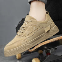 Zapatos Blancos Planos Para Hombre, Zapatos Deportivos Casuales - details 3