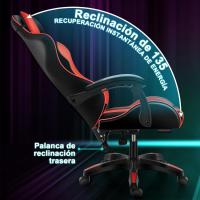 Silla de Oficina Ergonómica con Soporte Lumbar, Función Basculante, Reposacabezas Ajustable, Reposabrazos y Altura Ajustables, Asiento de Malla Transpirable, Silla Giratoria para Ordenador - details 11