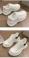 2024 primavera nuevo M05 zapatos de tenis de encaje Casual para hombres blanco de corte bajo deportes y ocio invierno fondo grueso - details 27