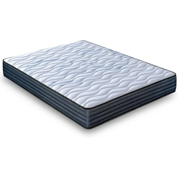 Viscoelástica Dual Caras Differentes Comodidad Mediana Transpirable Color Gris - 1