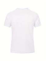 Camisetas de algodón cómodas y sólidas para hombre, camisetas informales transpirables de manga corta para uso diario en verano, 5 uds. - details 8