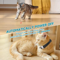 ATUBAN Electric Smart Amusing Collar for Kitten, Wearable Automatic Cat Toys,USB Rechargeable Cat Laser Collar Interactive Toy - details 3