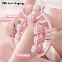 Rodillo masajeador redondo para cintura, anillo para músculos abdominales, Clip para pierna, tubo de estufa para limpiar los meridianos, herramientas portátiles de masaje para celulitis - details 13