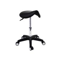 Taburete Giratorio de Altura Ajustable con Ruedas Adecuado para masajes de salón de SPA Negro - details 10