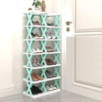 Estantes para zapatos, almacenamiento, estantes para zapatos desmontables, ahorra estante para el hogar familiar, zapatos simples multicapa - details 2