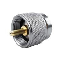 Adaptador de llenado de estufa para acampar al aire libre, con puerto de escape, convertidor, accesorios de acoplamiento de cilindro de gas de fondo plano - details 11