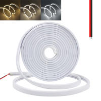 Tira de luces LED de neón de 5V de CC, señal de neón, cuerda de silicona impermeable, lámpara Flexible, 2 pines con cable de decoración del hogar, 3000k, 4000k - details 0