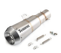 Tubo de Escape Universal de Acero Inoxidable Respryace Forma Redonda Para Yamaha MT-07, Honda - details 6