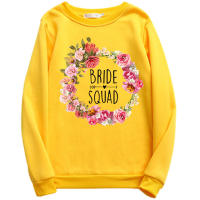Wedding Party Woman Sweatshirts Sweet Korean O-Neck Pullover Thick Autumn Winter Loose Hoodies wy021 - details 4