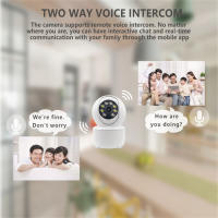 Cámara de vigilancia doméstico interior inalámbrico WIFI Internet remoto inteligente Visión nocturna alarma 360 grados vigilancia - details 4