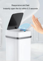 Cubo de basura de inducción inteligente para baño, cesta de papel, cubo de basura táctil automático para Cocina - details 7