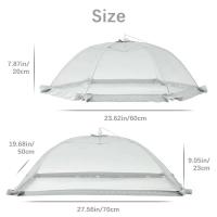Red lavable plegable para alimentos, mosca, mesa, cubierta para platos a prueba de insectos, accesorios de iluminación para el hogar y la cocina - details 3