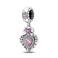 Encanto Clásico de Plata Esterlina S925 - Romántico Pulsera de 3mm con Zirconio - Ideal para Joyería DIY para Mujeres - details 15