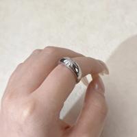 Anillos gruesos de Color dorado para mujer, anillo de flor de circón brillante, nuevo diseño Simple, joyería de compromiso de boda, regalo KAR209 - details 0