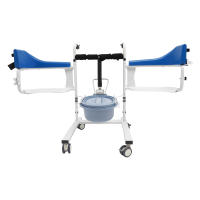 Silla de ruedas hidráulica de elevación para pacientes para el hogar, familias de sillas de ruedas de transporte, residencias de ancianos y hospitales 61*51 cm/24*20,1 pulgadas - details 1