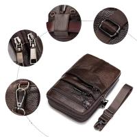 Bolso de Hombro de Cuero Genuino para Hombres Bolso Mensajero de Alta Calidad - details 15