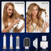 Peine Profesional 7 en 1 Secador de Pelo Caliente 1400W, Rizador de Pelo, Cepillo, Juego de Estilo de Cabello - details 0