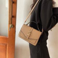 Bandolera mensajero de cuero de PU elegante, bolso bandolera de Color sólido, bolso de mano para mujer - details 7