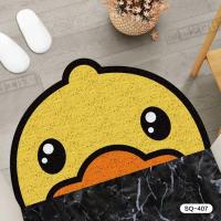 Alfombra antideslizante de dibujos animados para puerta de entrada, Felpudo con lazo de alambre para quitar el polvo, ideal para pasillo, cocina y baño, novedad - details 8