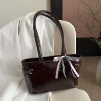 Bolso de hombro portátil de cuero PU con lazo, bolso de hombro Y2K para ir al trabajo, bolso francés para las axilas, bolso de ocio de estilo coreano para mujer - details 18