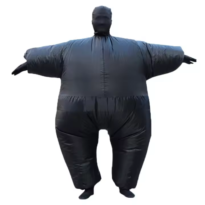 Traje inflable de cuerpo completo para adulto, disfraz divertido de tela para Cosplay, juguete para fiesta, regalo - 1