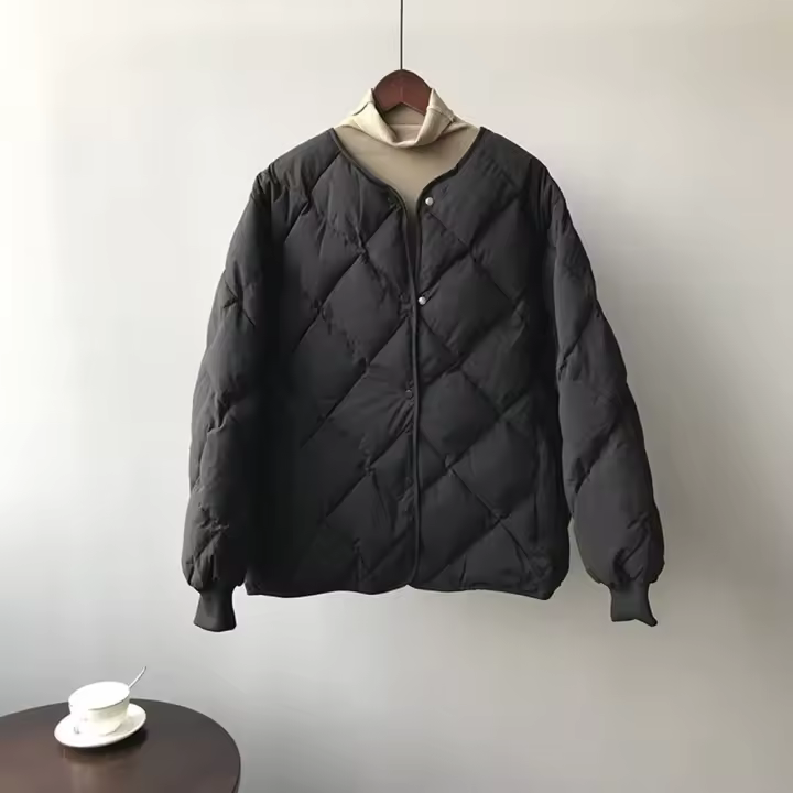 Women lightweight down cotton wear short coat autumn winter padded jacket - 1
