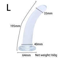 Leten-tapones transparentes para mujer y hombre, consolador suave, tapón Anal de próstata, masturbación vaginal, dilatador Anal, juguetes sexuales - details 4