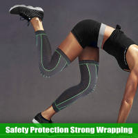 1/2Pcs Full Leg Sleeves Long Leg Compression Sleeve Knee Support Brace for Man Women Sports Cycling Basketball Soccer Arthritis - details 9
